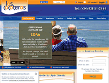 Tablet Screenshot of loscocoteroslanzarote.com